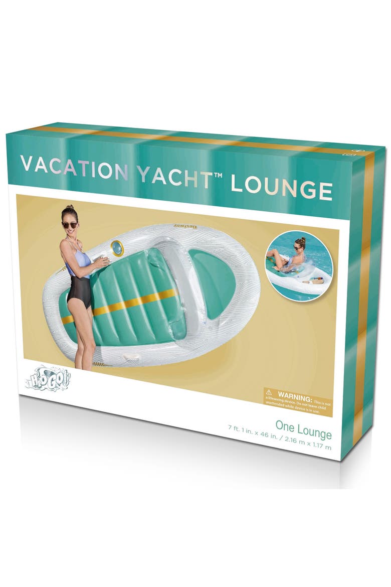 Vacation Yacht Infatable Lounge, Alternate, color, Multicolored