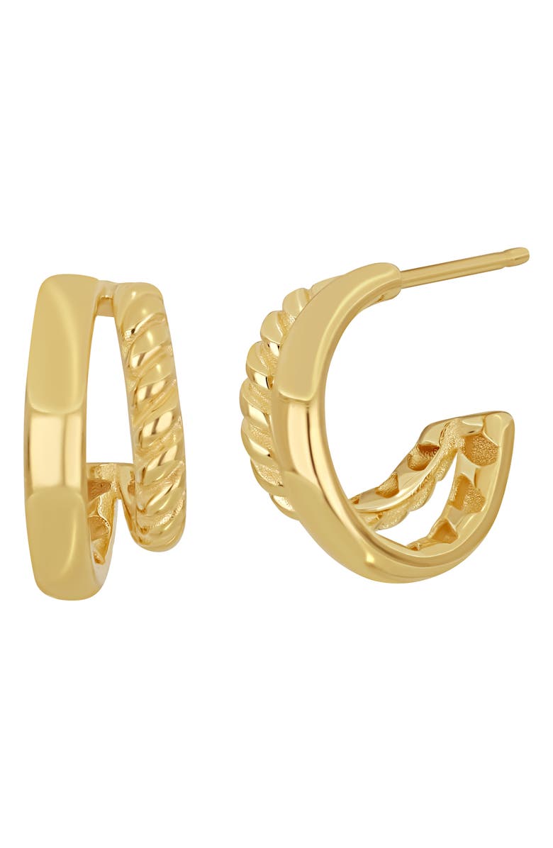 Bony Levy 14K Gold Huggie Hoop Earrings, Main, color, 14K Yellow Gold