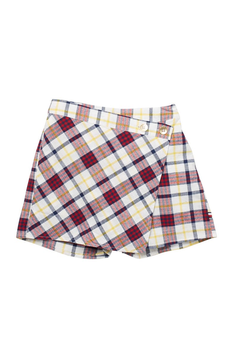 Tommy Hilfiger Plaid Wrap Skort, Main, color, 