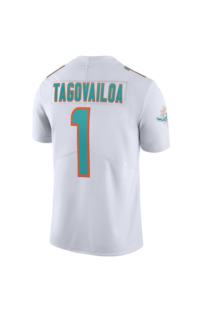 Nike Men's Nike Tua Tagovailoa White Miami Dolphins Vapor Limited Jersey, Alternate, color, 