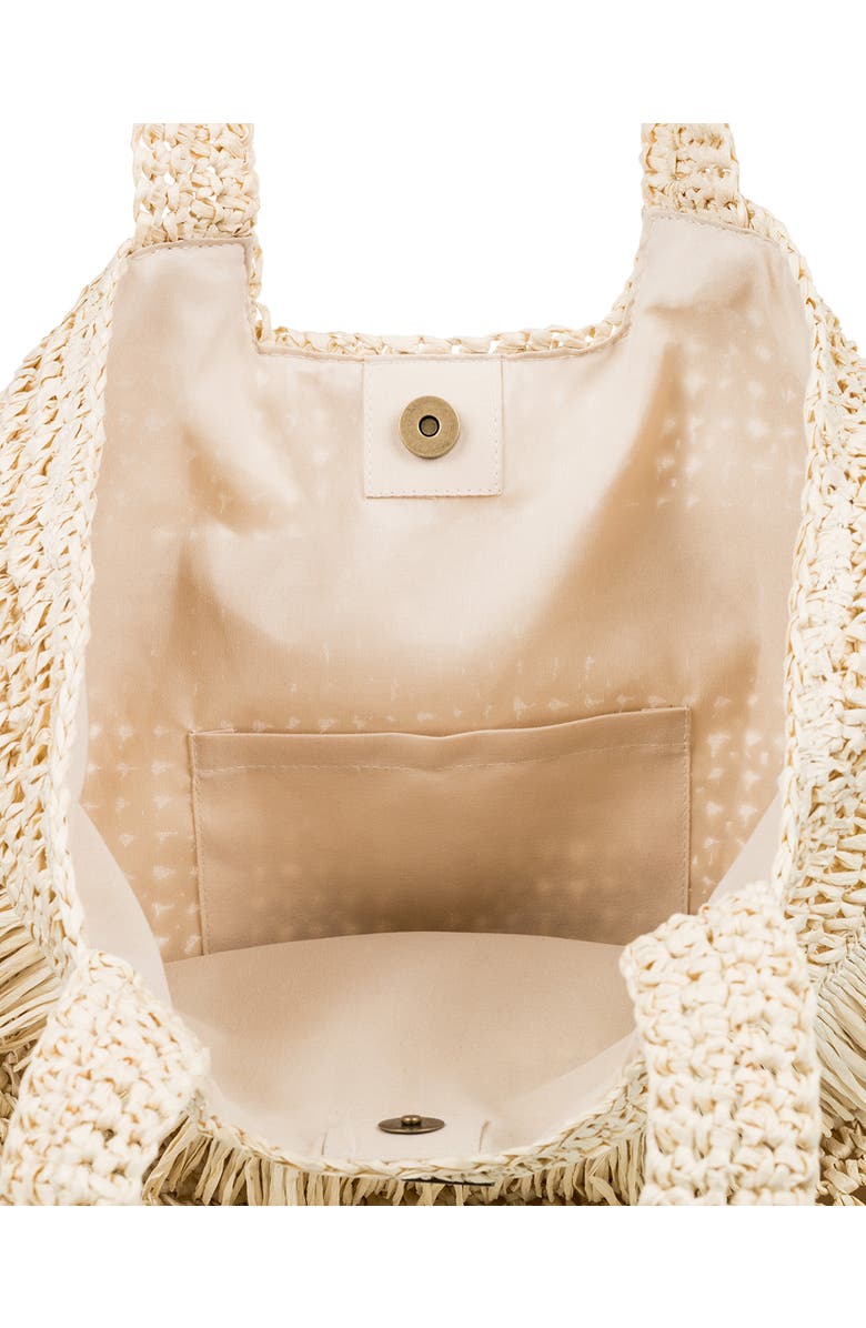 Roxy Jungle Jack Straw Tote, Alternate, color,