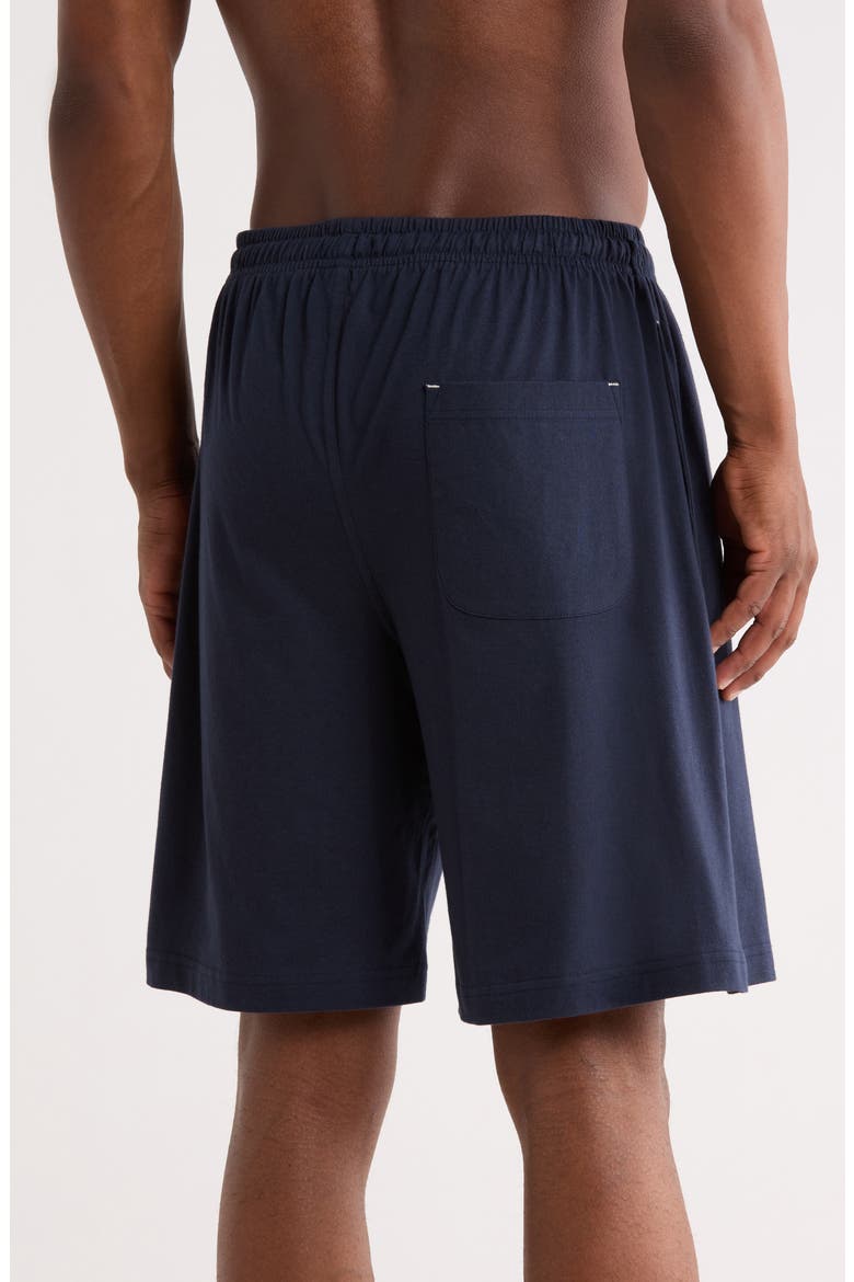 Cotton Lounge Shorts, Alternate, color, NAVY