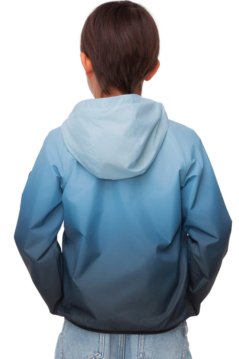 Kids' Fleece-Lined Windbreaker, Alternate, color, Navy