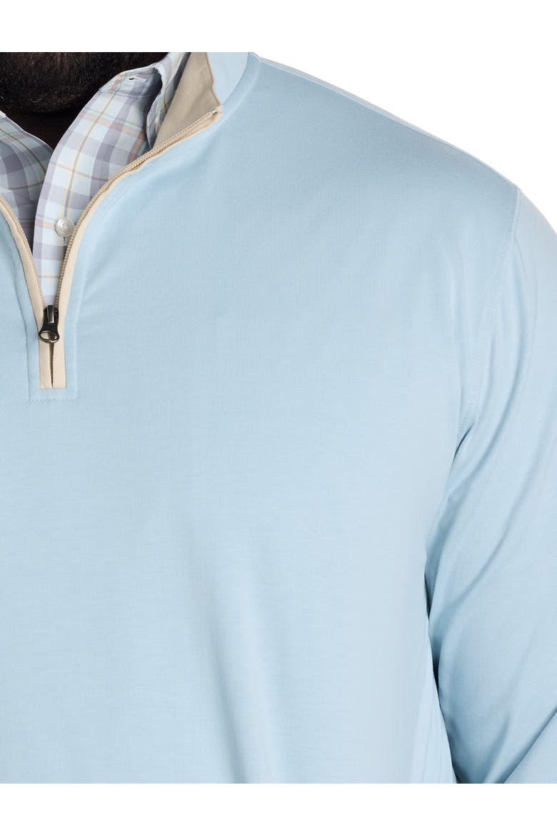 Big & Tall 1/4-Zip Performance Pullover Sweater, Alternate, color, FORGET ME KNOT