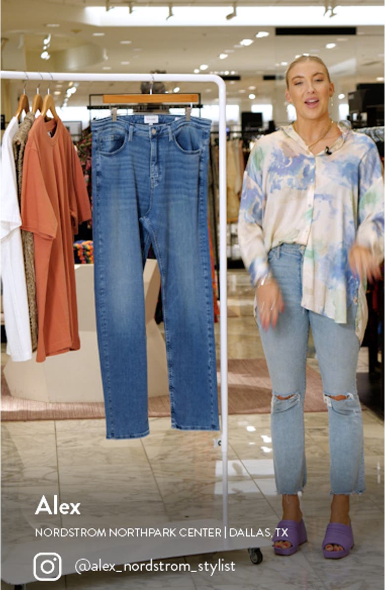 The Straight Leg Degradable Stretch Organic Cotton Jeans, sales video thumbnail