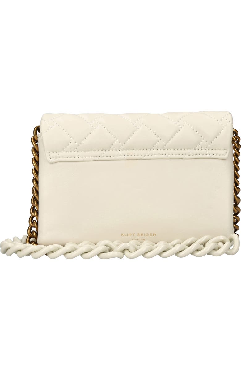 Kurt Geiger London Mini Kensington Quilted Leather Crossbody Bag, Alternate, color,