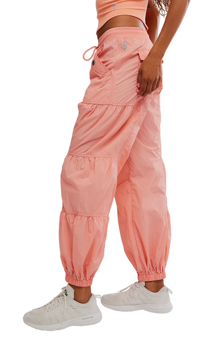 Free People FP Movement Set Me Free Pants, Alternate, color, Fruit Punch