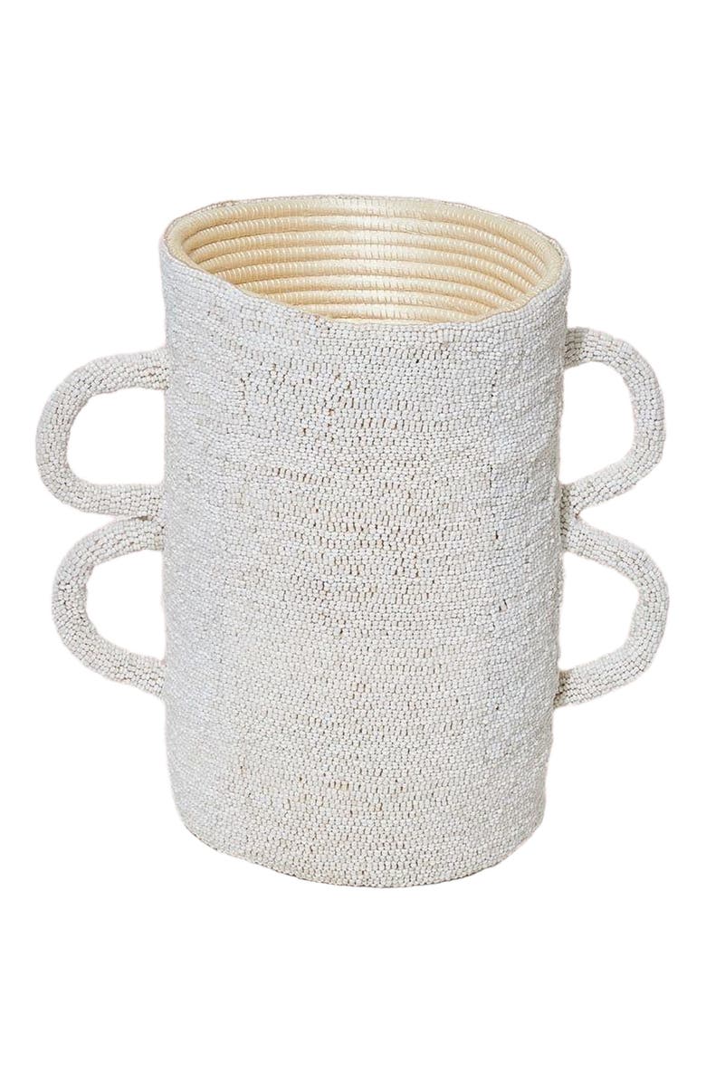 indego africa Double Handle Vessel, Main, color, White