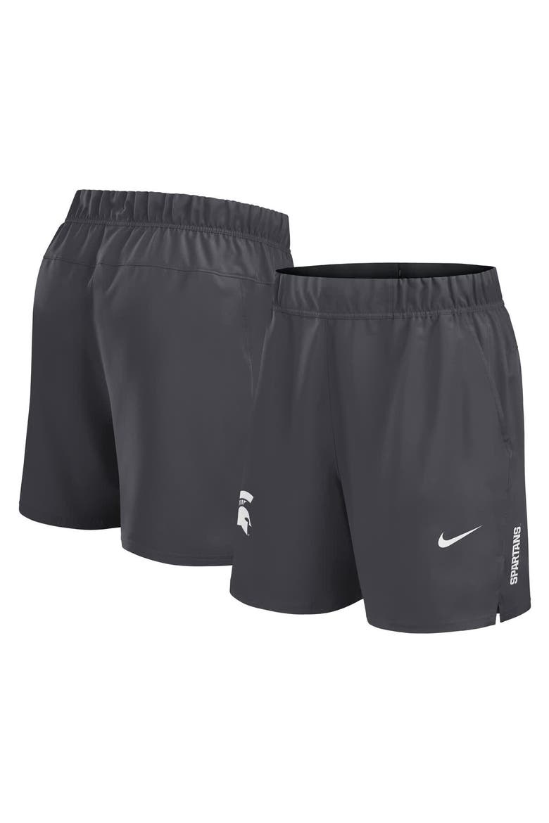 Men's Nike Charcoal Michigan State Spartans Primetime Woven Victory Performance Shorts, Main, color, Charcoal