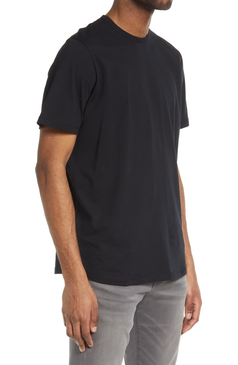 LIVE LIVE Crewneck Pima Cotton T-Shirt, Alternate, color, 