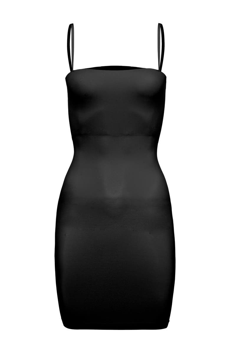 Noody Seamless forming straps dress, Alternate, color, Black