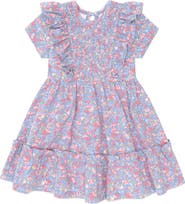 Huxbaby Vintage Floral Shirred Dress