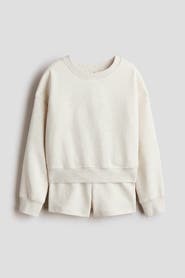 H&M 2-piece sweatshirt and sweatshorts set