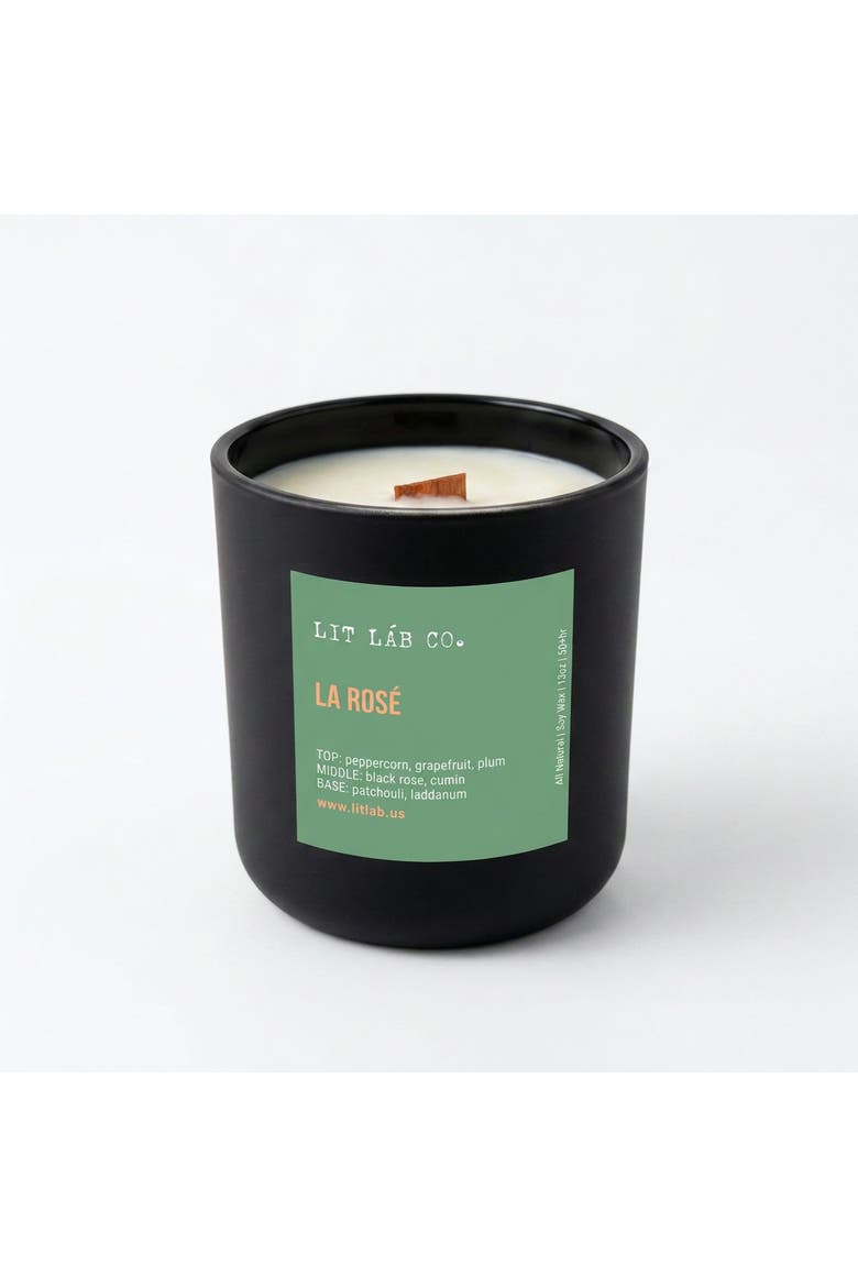 La Rose Candle, Main, color, Black