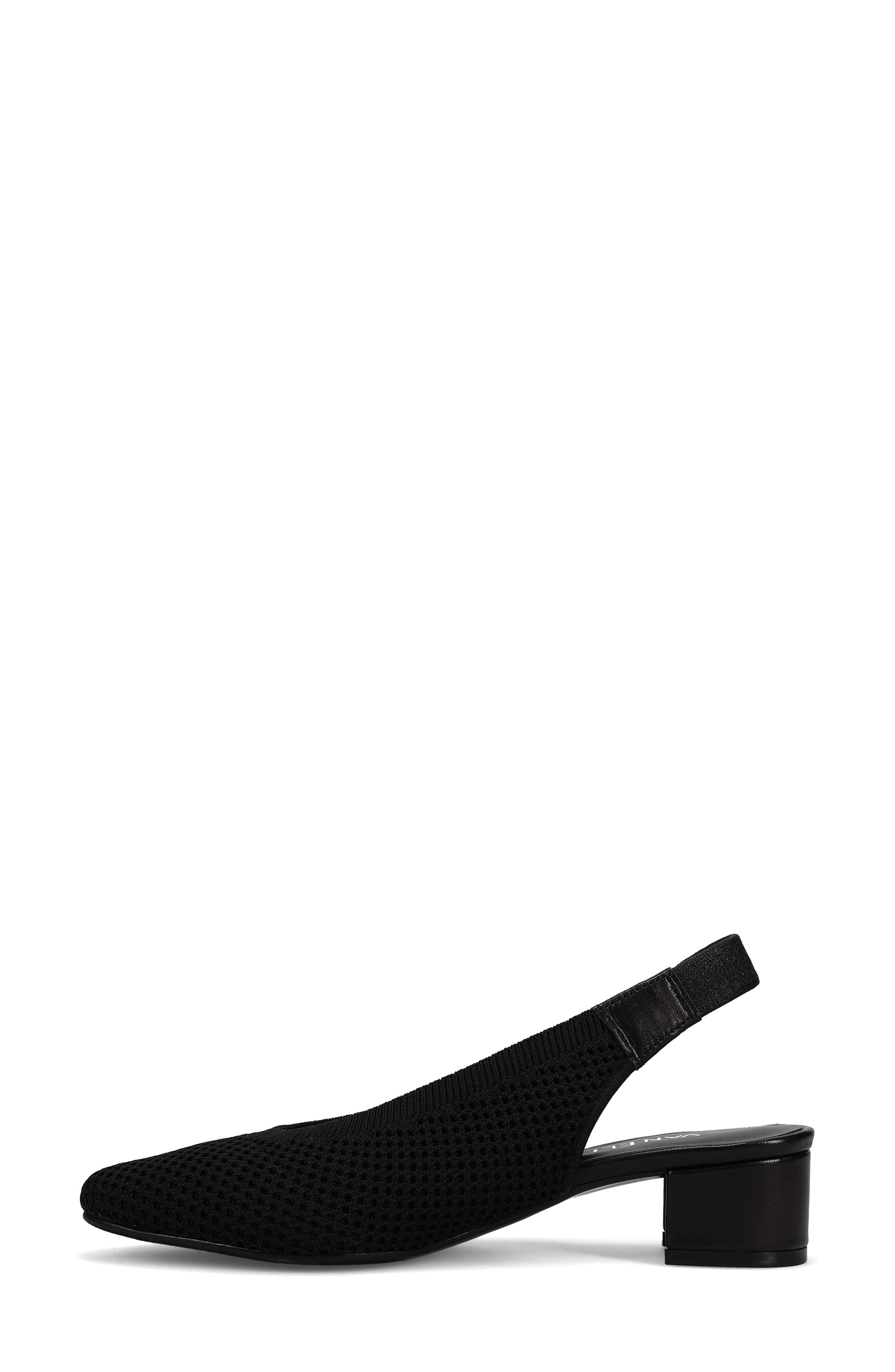 VANELi Abira Stretch Knit Slingback Pump, Alternate, color, Black