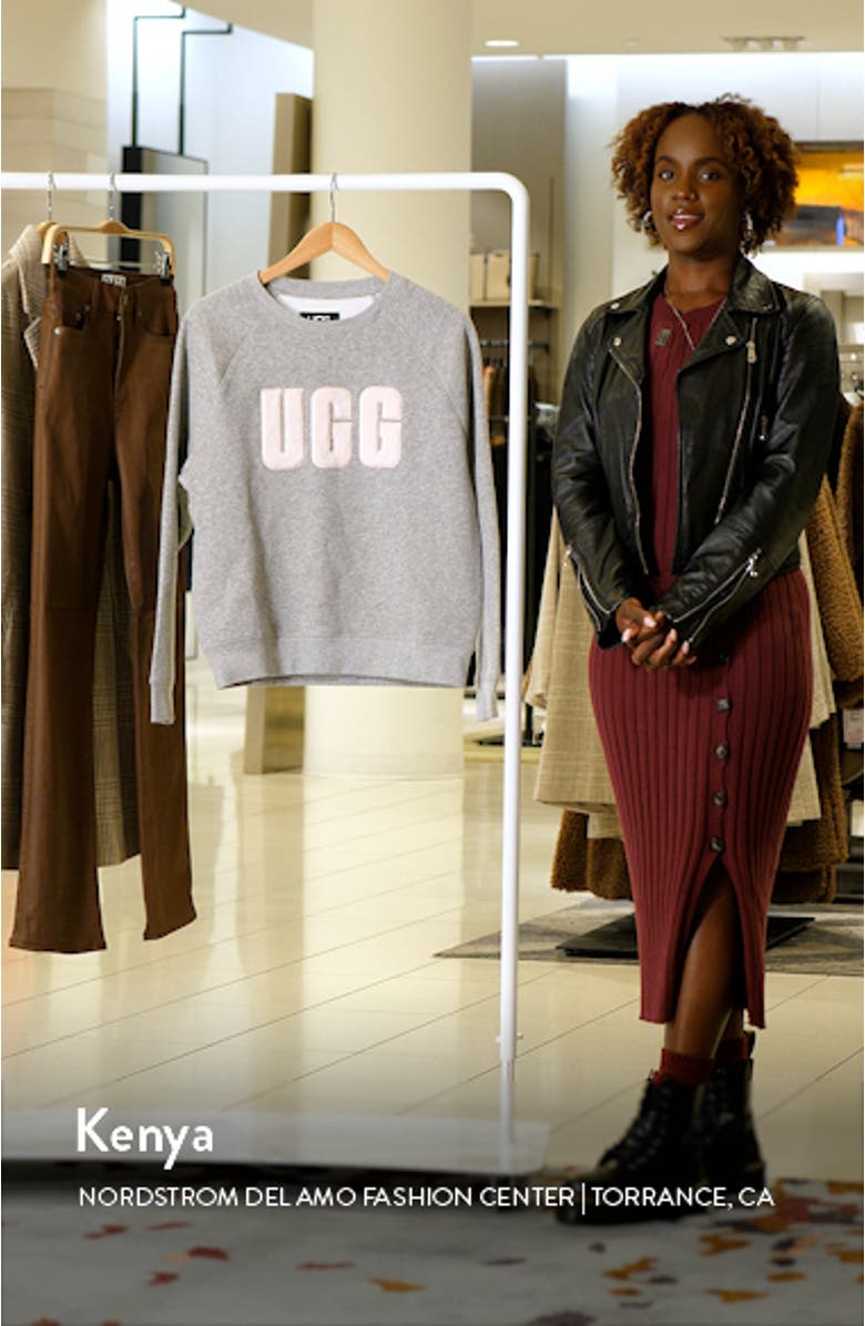 Collection Madeline Fuzzy Logo Graphic Sweatshirt, sales video thumbnail