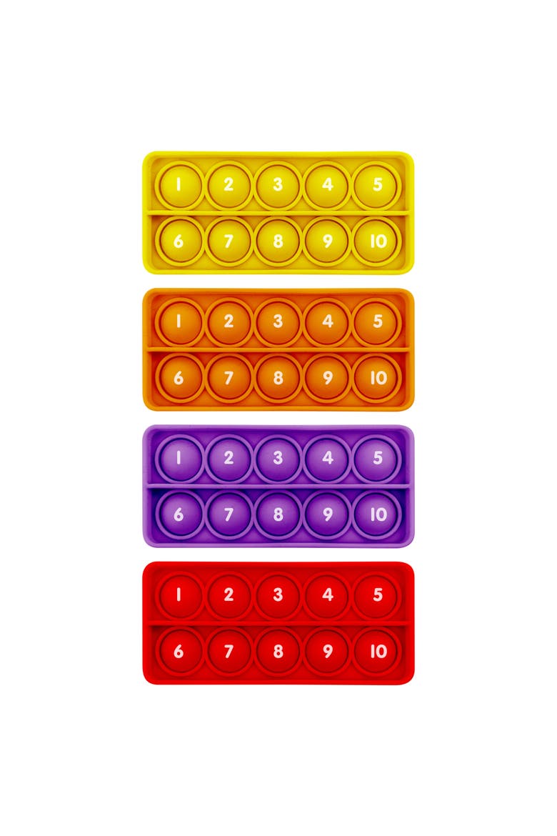Ten Frames Bubble Boards, Alternate, color, Multicolored