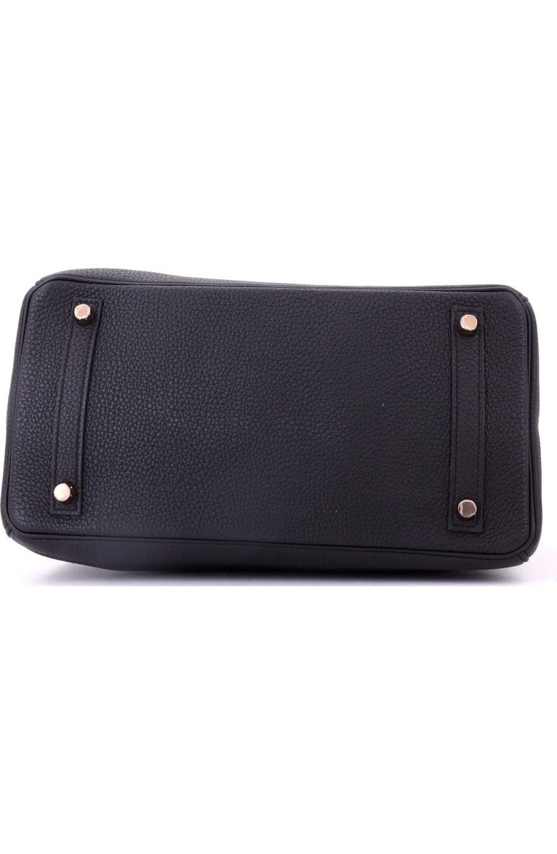 Pre-Owned Hermes Birkin Handbag Black Togo with Rose Gold Hardware 30, Alternate, color, Noir