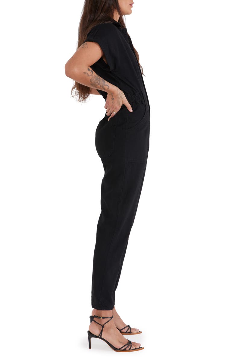 ÉTICA Megg Recycled Cotton Blend Utility Jumpsuit, Alternate, color,