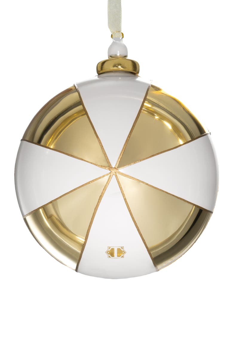 Celestia Set of Christmas balls, Alternate, color, White