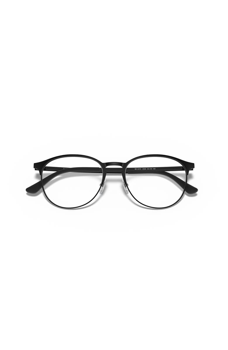 Ray-Ban 53mm Phantos optical glasses, Alternate, color, Black