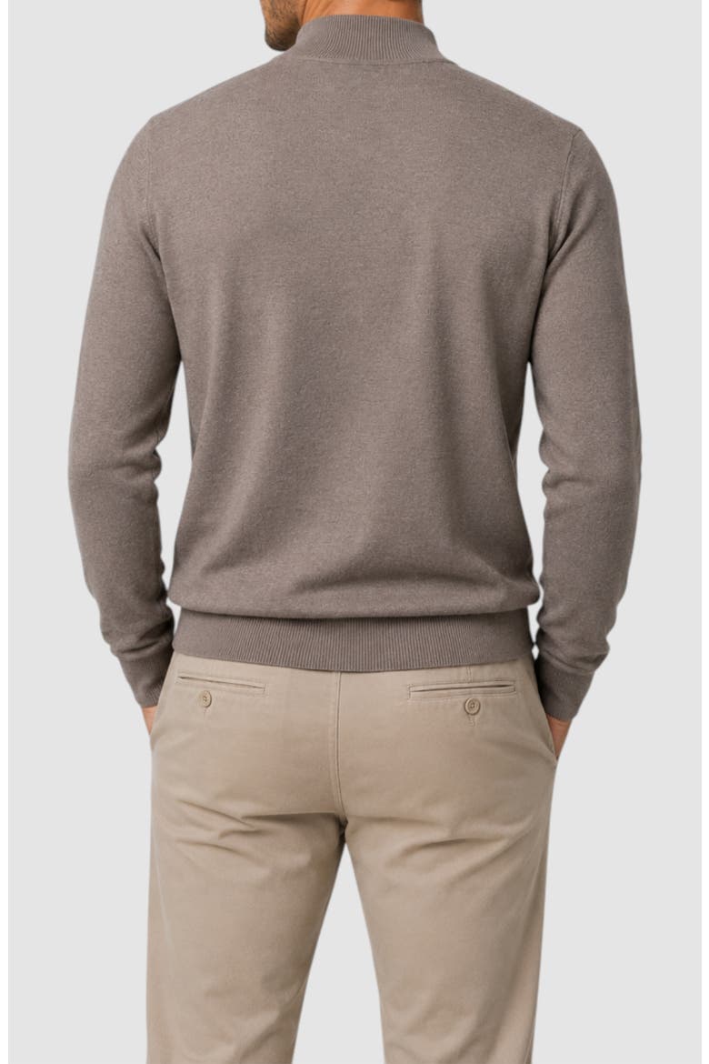 Featherweight Merino Mock Neck Sweater, Alternate, color, TAUPE