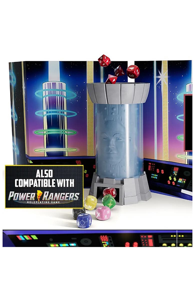 Renegade Game Studios Power Rangers Zordon Dice Tower & GM Screen Game Accessory, Alternate, color, Multicolored