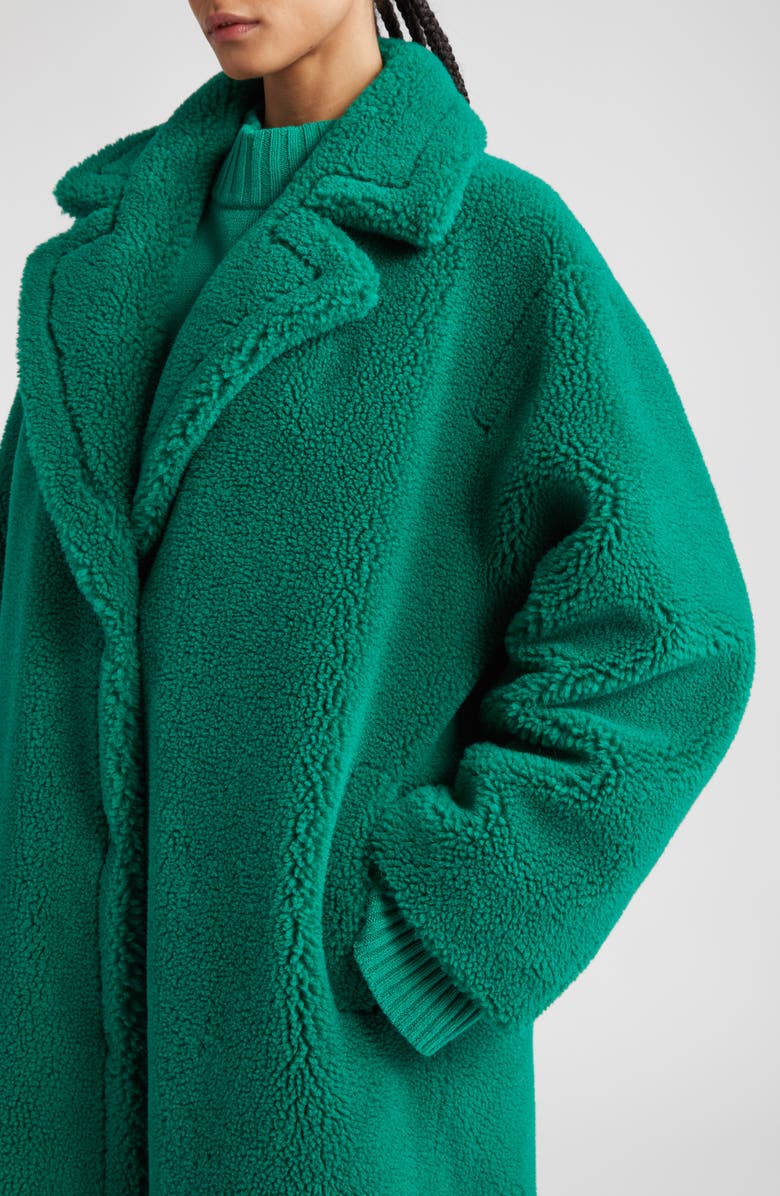 Stand Studio Maria Faux Shearling Coat, Alternate, color, 