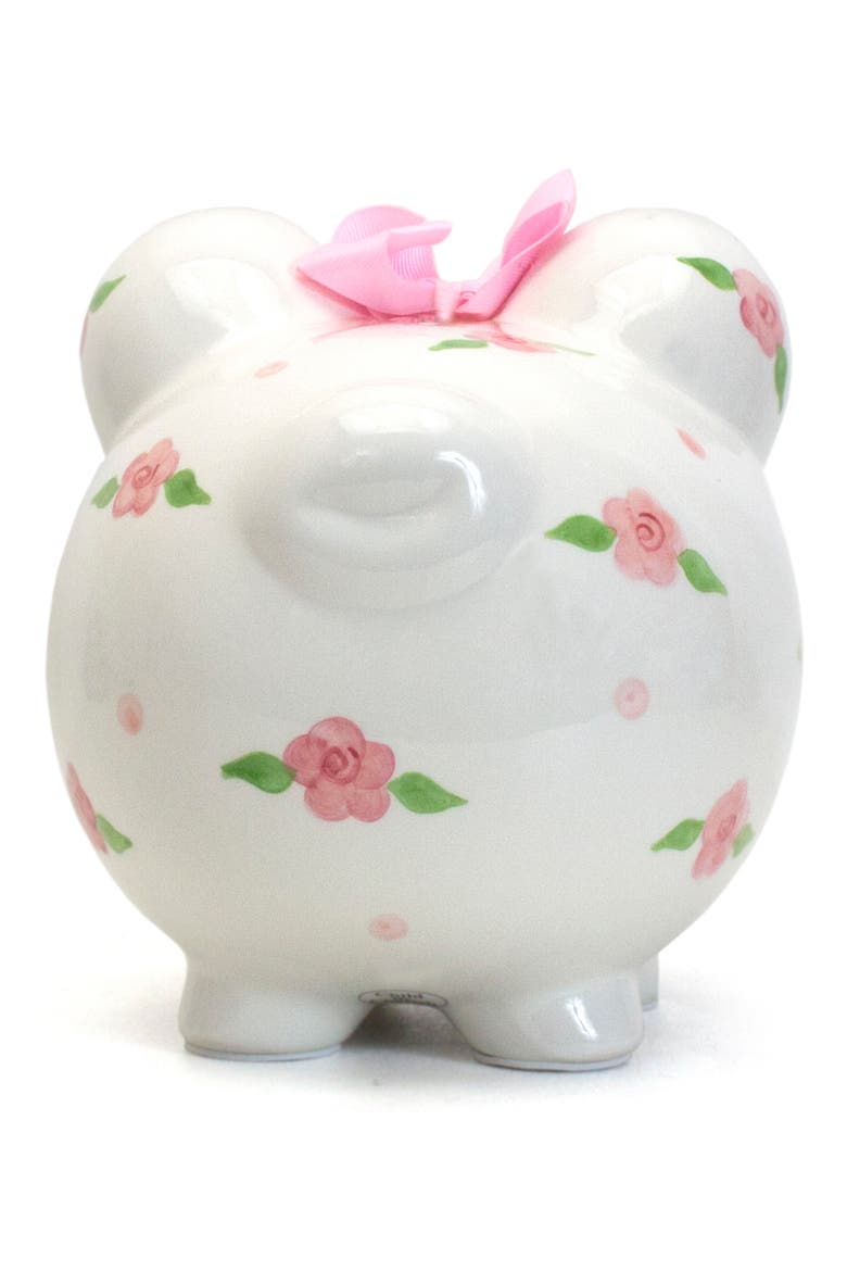 Embellished Piggy Bank, Alternate, color, WHITE