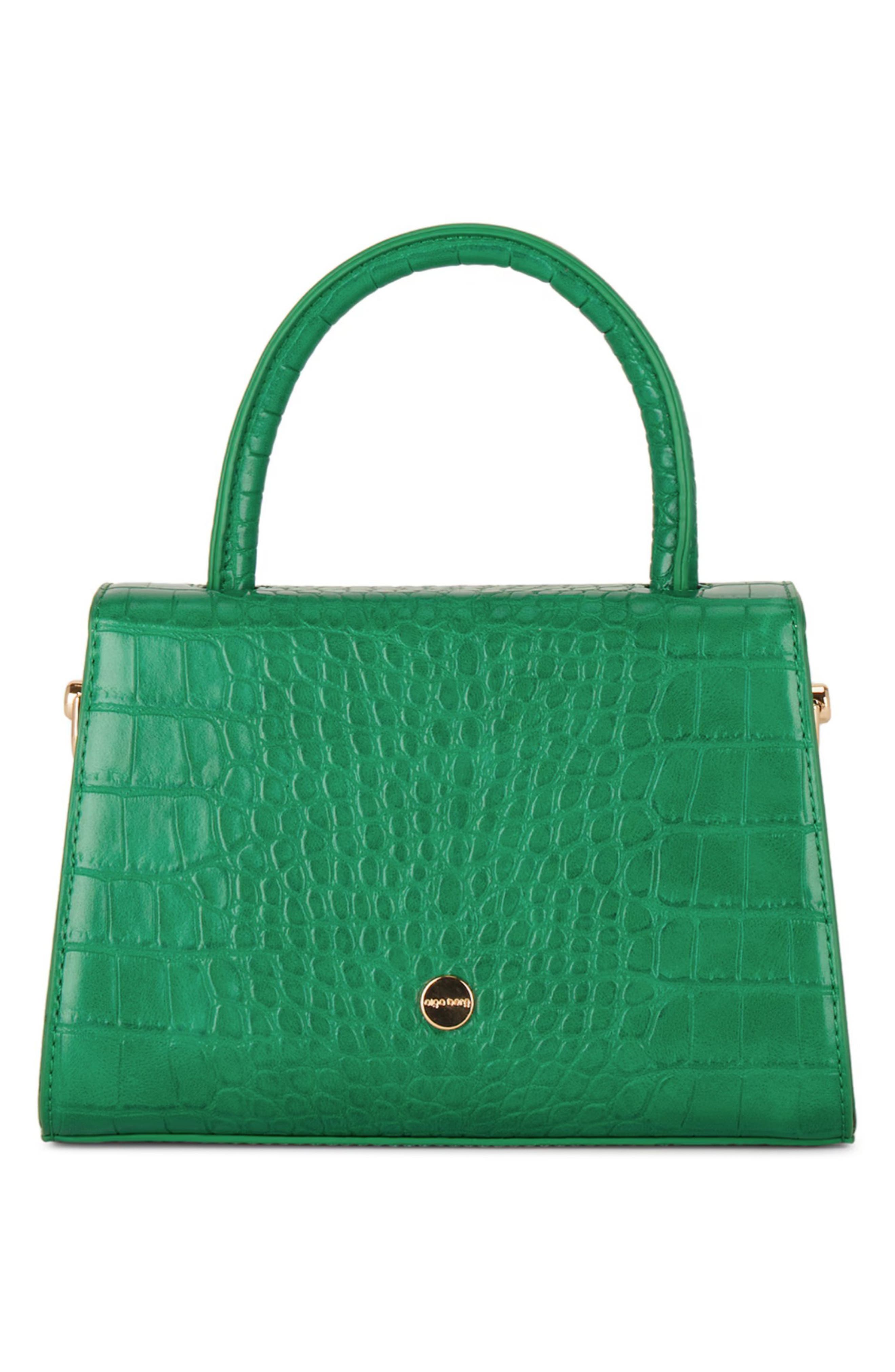 Olga Berg Nadia Faux Leather Top Handle Bag | Nordstrom