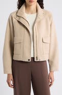 Elie Tahari Eden Wool Blend Jacket