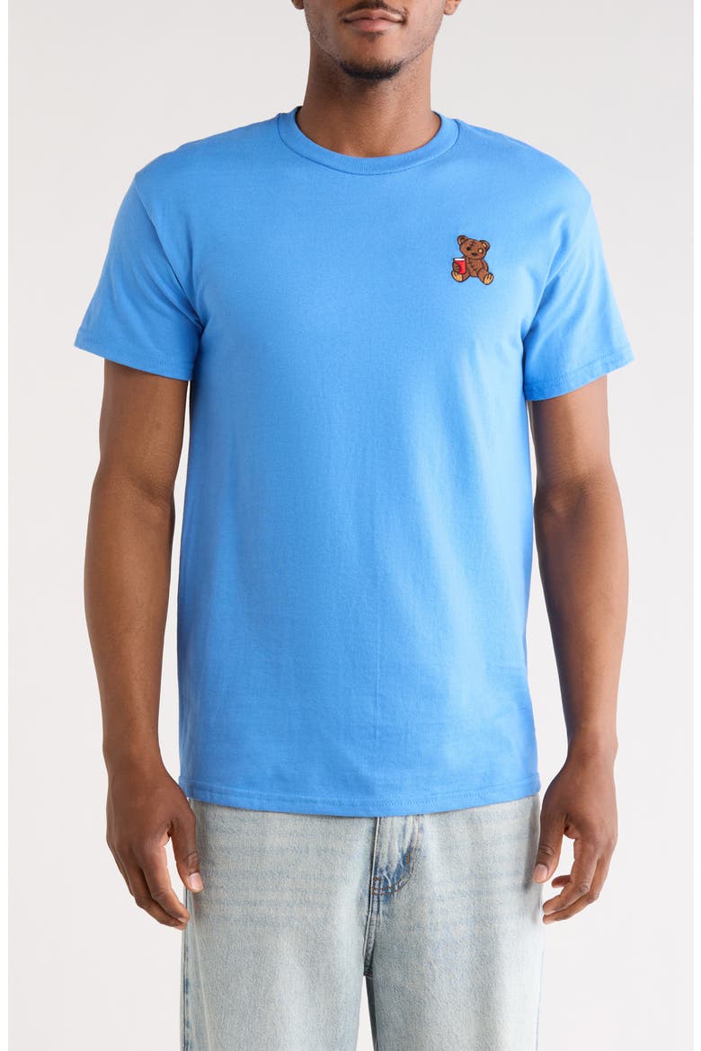 Stitch Teddy Cotton Graphic T-Shirt, Main, color, BLUE