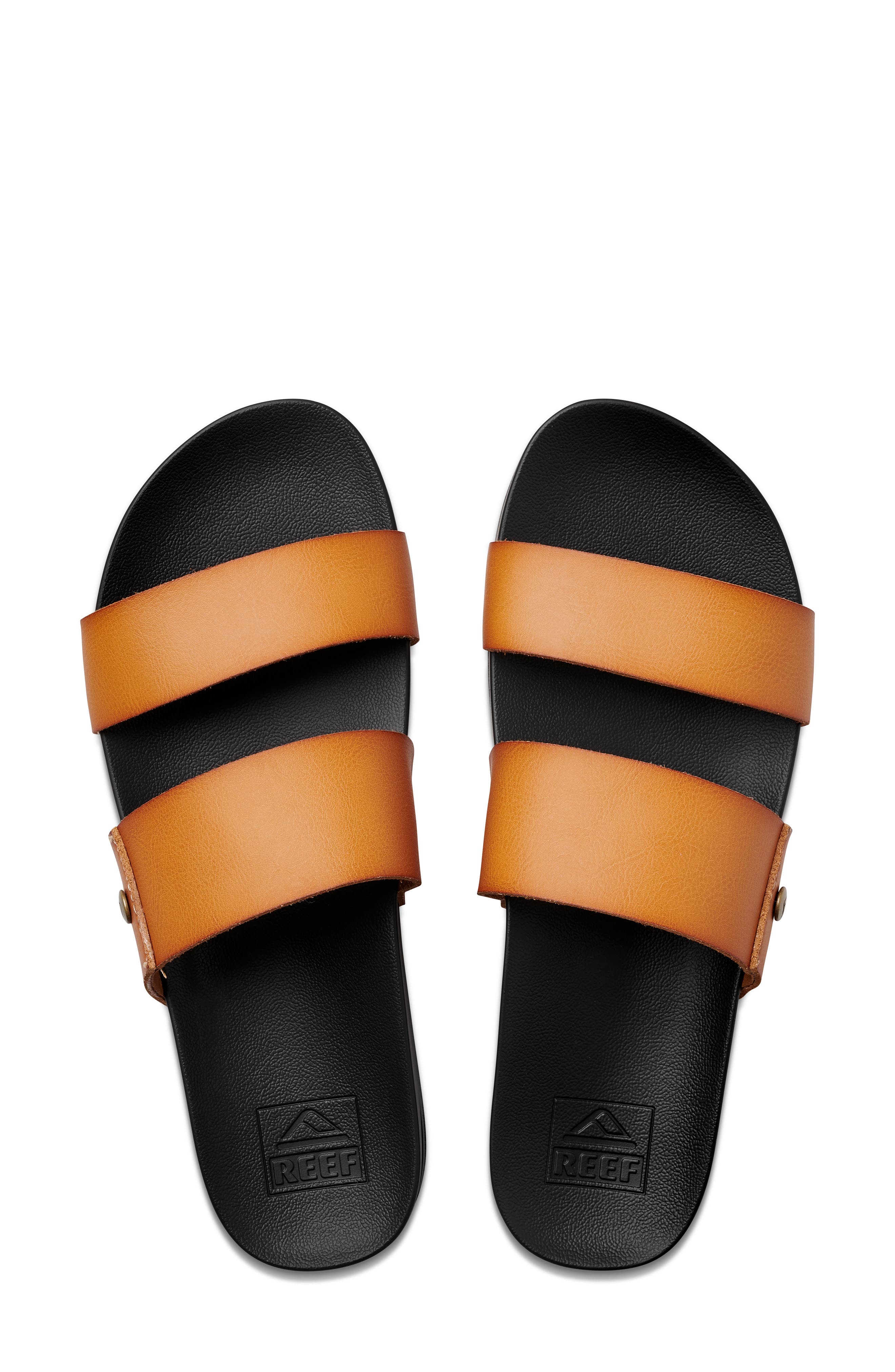 Cushion Bounce Vista Slide Sandal, Alternate, color, COGNAC BLACK