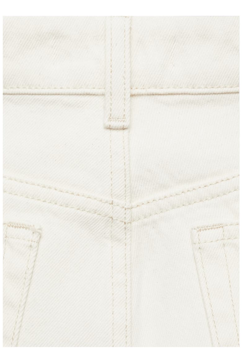 Seamed Crop Wide Leg Jeans, Alternate, color, ECRU