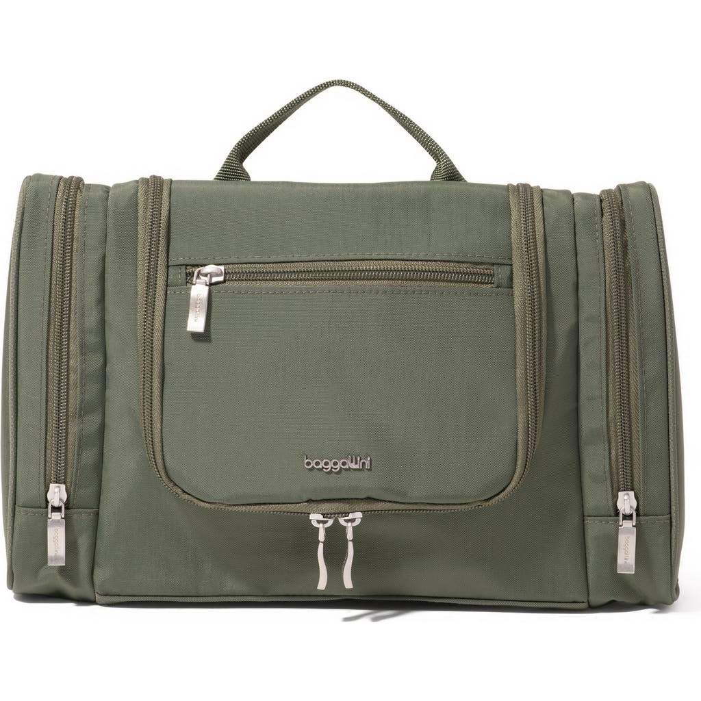 Baggallini Travel Toiletry Kit Cosmetic Bag In Green