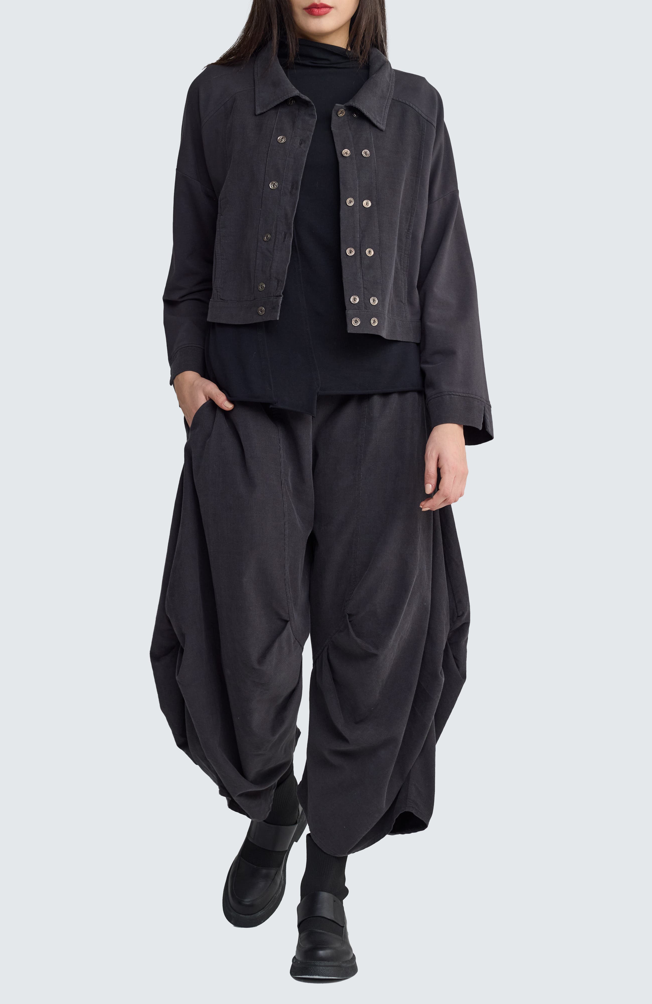Noira Pleated Balloon Pants - image 2