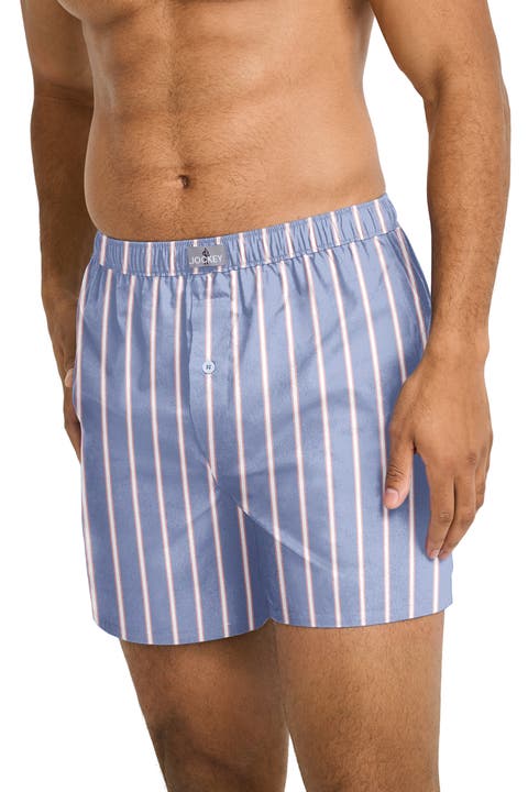 Men's 100% Cotton Woven 5" Boxer