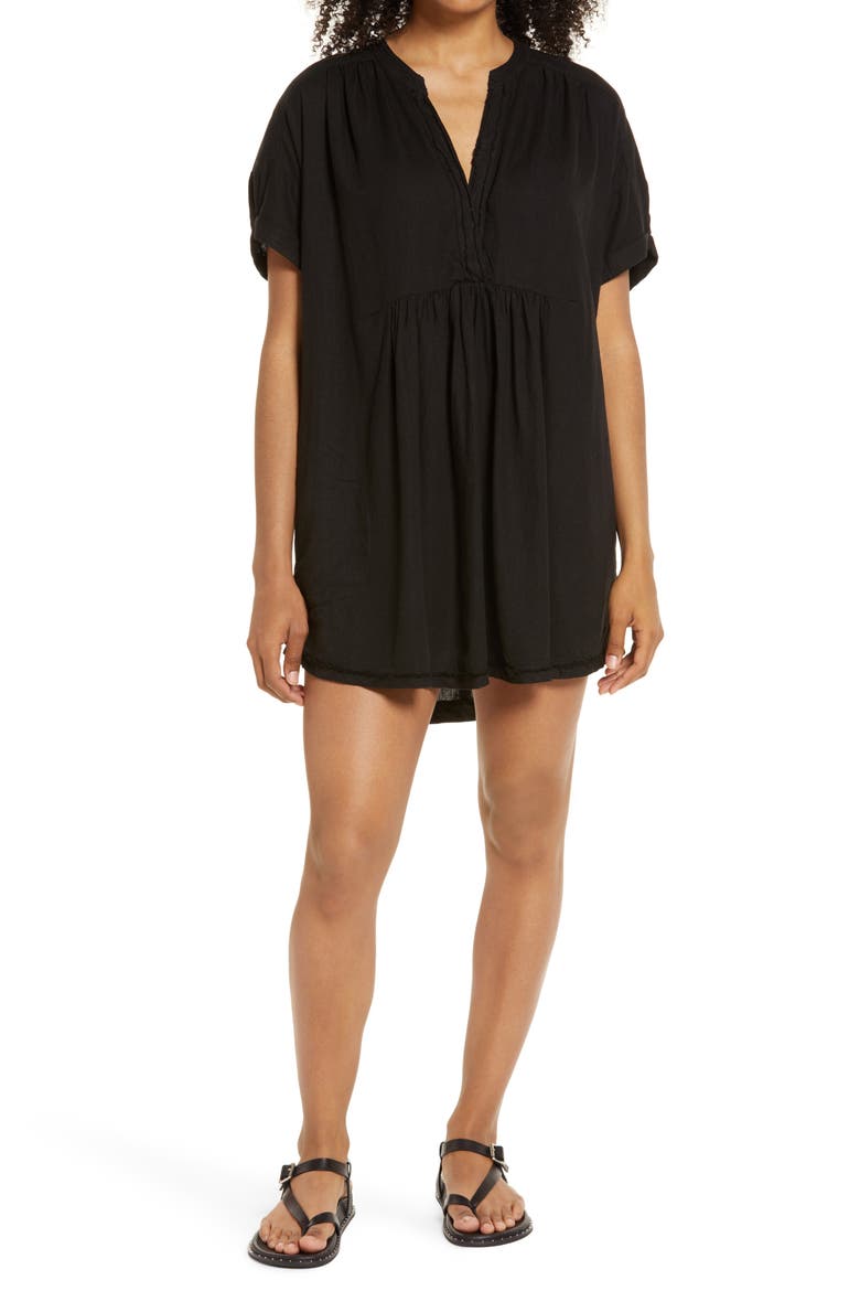 Getaway with Me Tunic Top, Main, color, BLACK