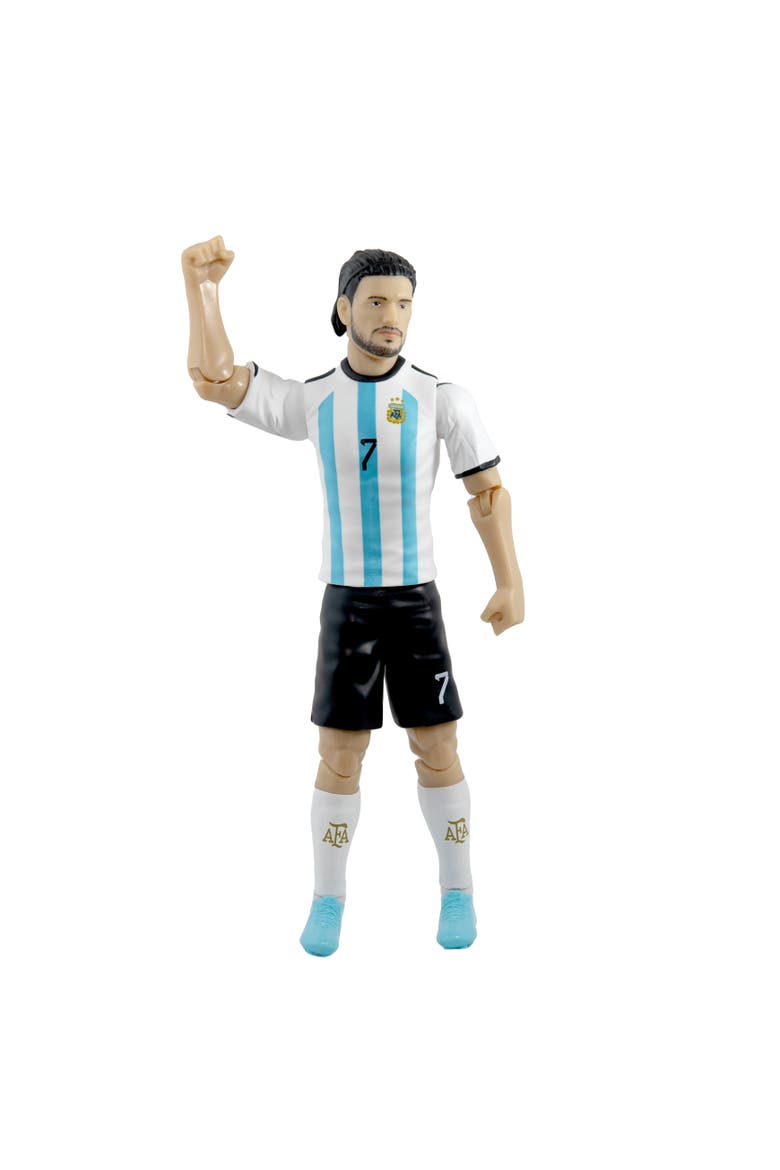 Sockers Argentina National Rodrigo De Paul 8" Soccer Action Figure, Alternate, color, Blue
