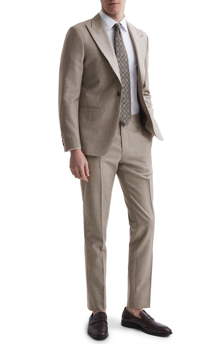 Reiss Pew Slim Fit Wool Pants, Alternate, color, 