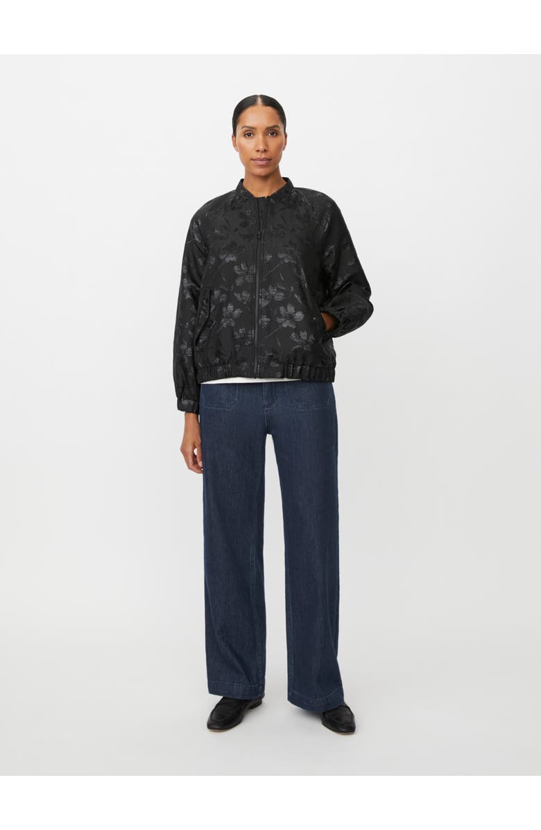 Masai Copenhagen MaJossana Jacquard Bomber Jacket, Alternate, color, Black