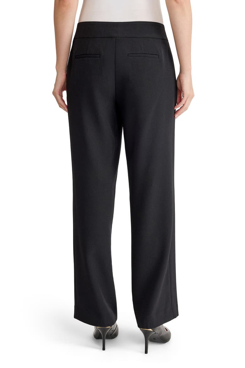 Extended Tab Wide Leg Trousers, Alternate, color, BLACK