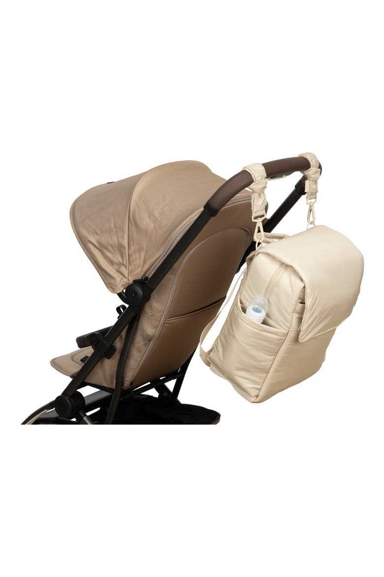Diaper Backpack with Laptop Sleeve, Alternate, color, OATMEAL