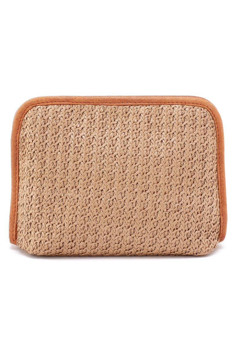 Beauty Straw Cosmetics Case, Alternate, color, MEADOW WOVEN STRAW