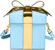 Moschino Gift Box Bag Leather Clutch