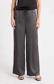 ELIE ELIE TAHARI Drawstring Wide Leg Pants