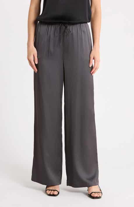 Drawstring Wide Leg Pants
