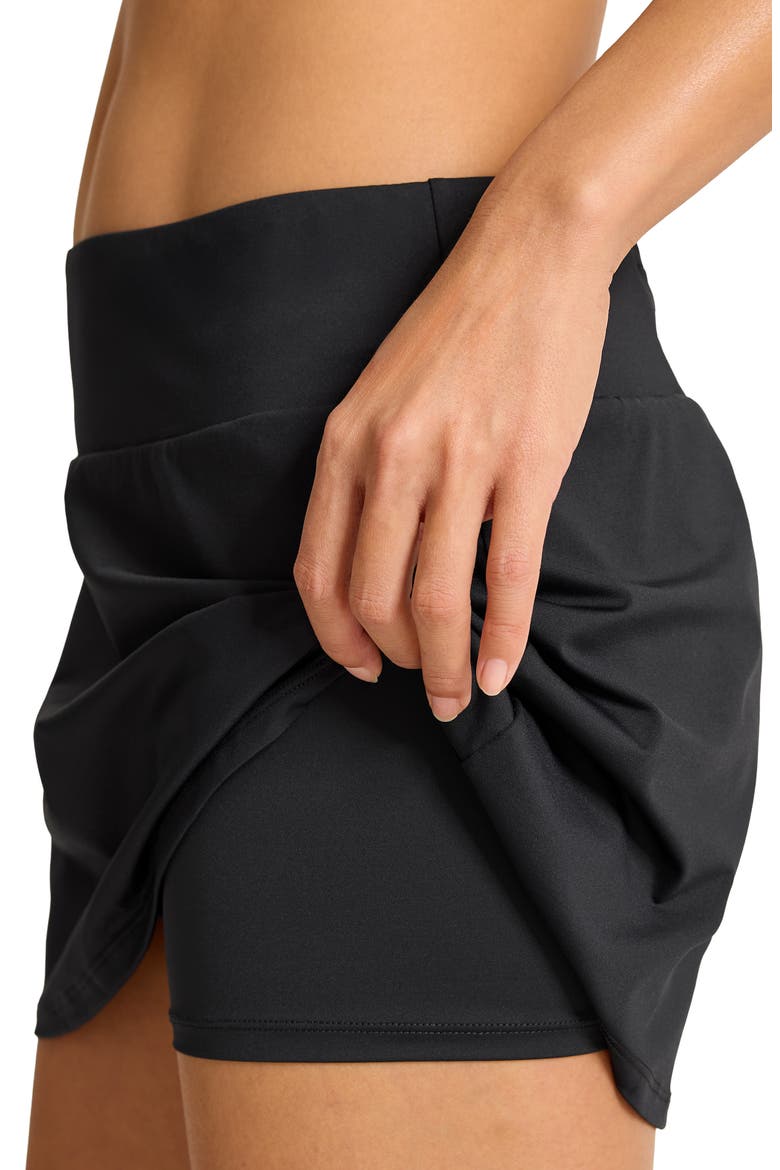 UPF 50+ Cover-Up Skort, Alternate, color, BLACK