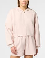 PLEIN SPORT Zip Hoodie Icon Scratch Women