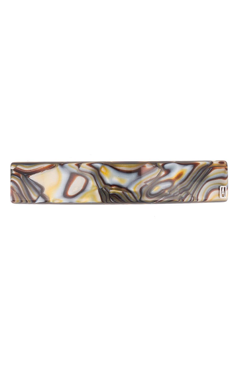Alexandre de Paris Rectangle Barrette, Main, color,
